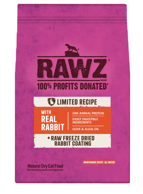 Rawz Limited IngredientRabbit Cat Food 1.75LB by Pet Food Warehouse