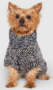 Canada Pooch Soho Sweater Black/White 16 by Pet Food Warehouse