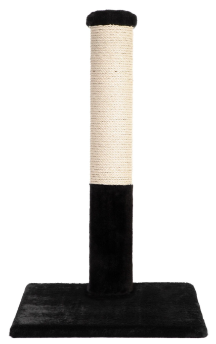 Noba Animal Co. Scratching Post Natural w/ Black Fur 28" by Pet Food Warehouse