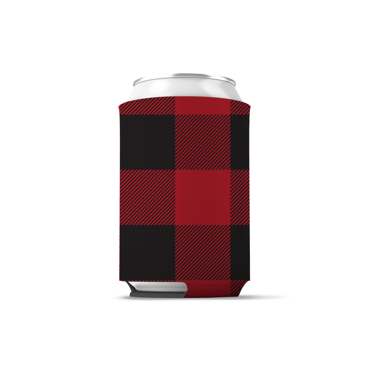 Wingo Can Cooler Buffalo Check Red by Pet Food Warehouse