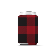 Wingo Can Cooler Buffalo Check Red by Pet Food Warehouse