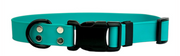 Waggle Woof & Wander Biothane Dog Adjustable Collar Teal 3/4 Small up to 15" by Pet Food Warehouse
