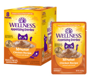 Wellness Appetizing Chicken Mousse in Broth Canned Cat 1.4oz by Pet Food Warehouse