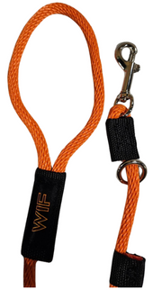 WIF Rope Leash Orange 3/8" by Pet Food Warehouse