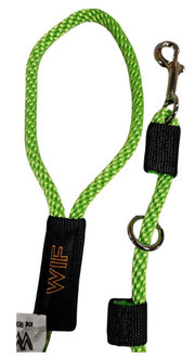 WIF Rope Leash Lime Green 3/8" by Pet Food Warehouse