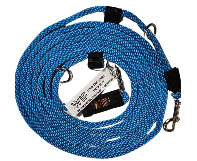 WIF Soft Long Line Aqua 15' by Pet Food Warehouse