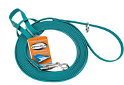 Waggle Woof & Wander Biothane Dog Long Line Teal 15' by Pet Food Warehouse