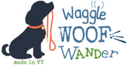 Waggle Woof & Wander Biothane Dog Long Line Blue 15' by Pet Food Warehouse