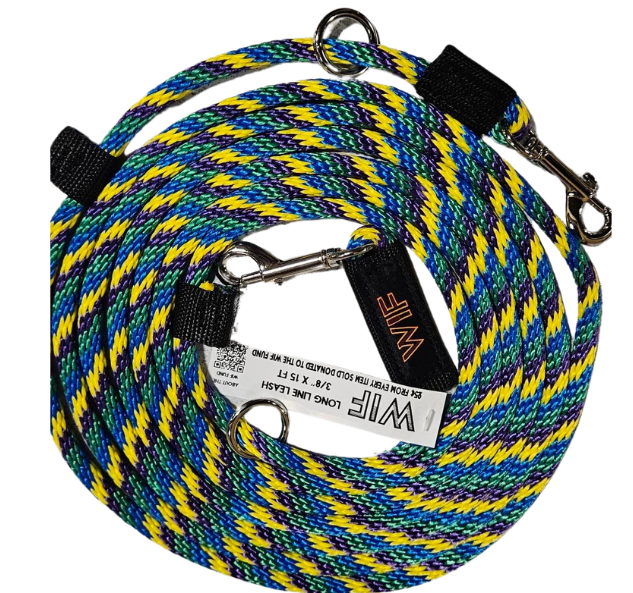 WIF Soft Long Line Sunrise 15' by Pet Food Warehouse