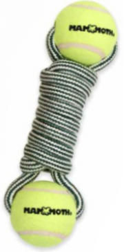 Mammoth Twister Bone w/ 2 3" Balls 13" by Pet Food Warehouse