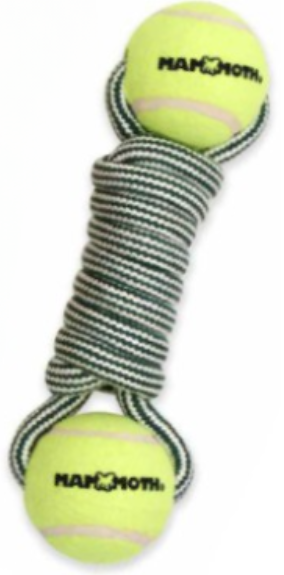 Mammoth Twister Bone w/ 2 3" Balls 13" by Pet Food Warehouse