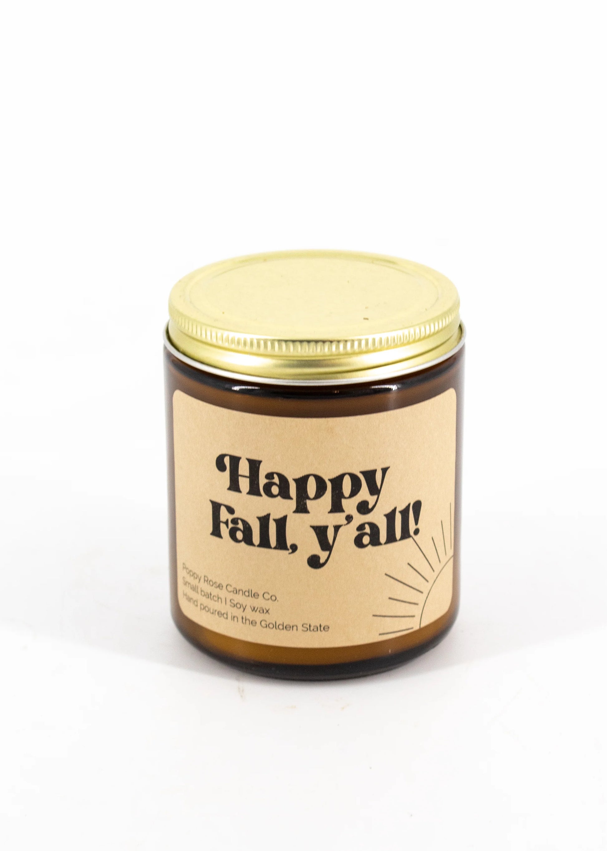 Sale!"Happy Fall, Y'all!" Candle by Wild Lark
