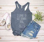 I Came to Get Down Dog Tank by Houndstooth