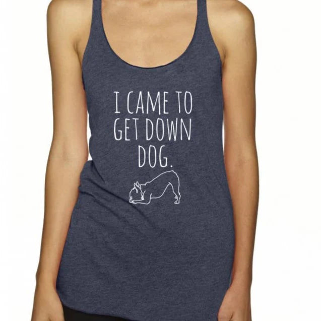 I Came to Get Down Dog Tank by Houndstooth