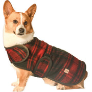 Chilly Dog Sweaters Red Plaid Coat by Houndstooth
