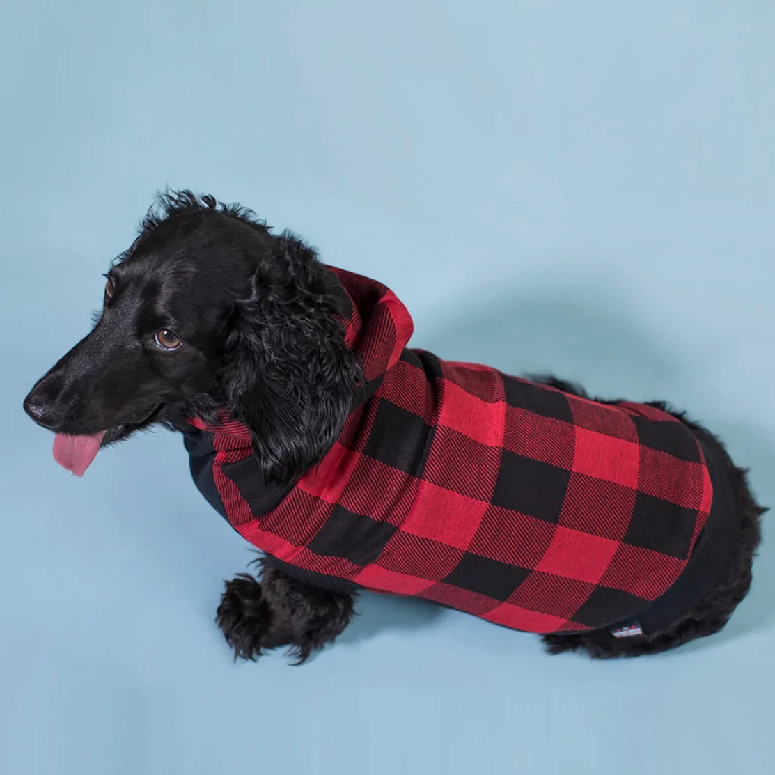 Long Dog Clothing Lumberjack Hoodie by Houndstooth