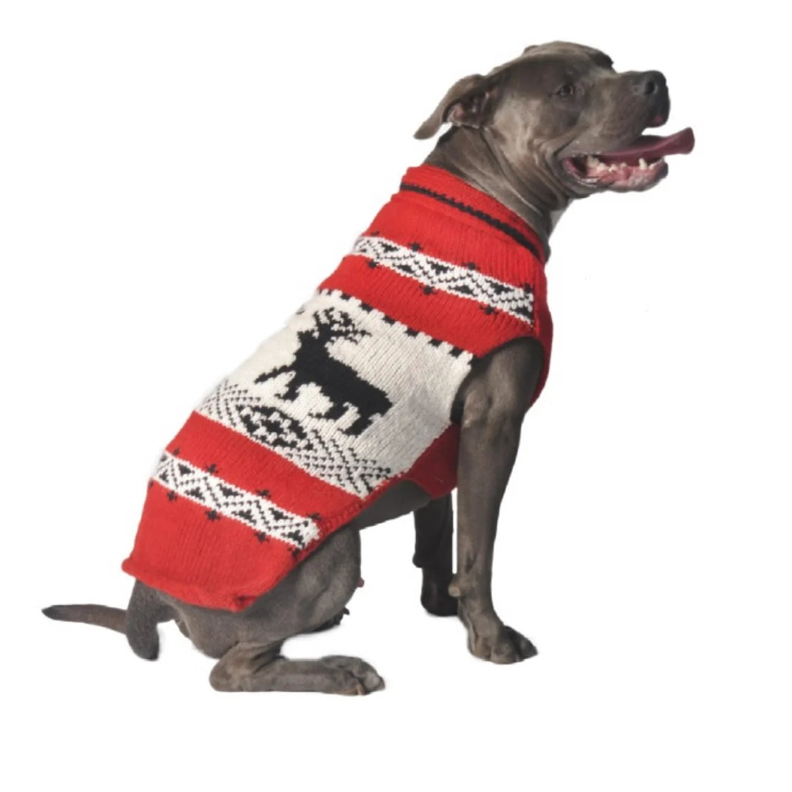 Chilly Dog Sweaters Red Deer Sweater by Houndstooth