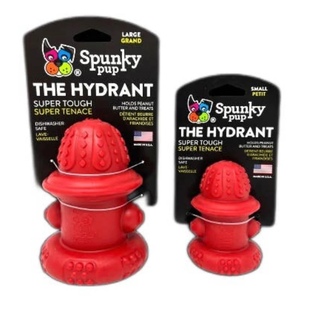 Spunky Pup Fire Hydrant Treat Toy by Houndstooth