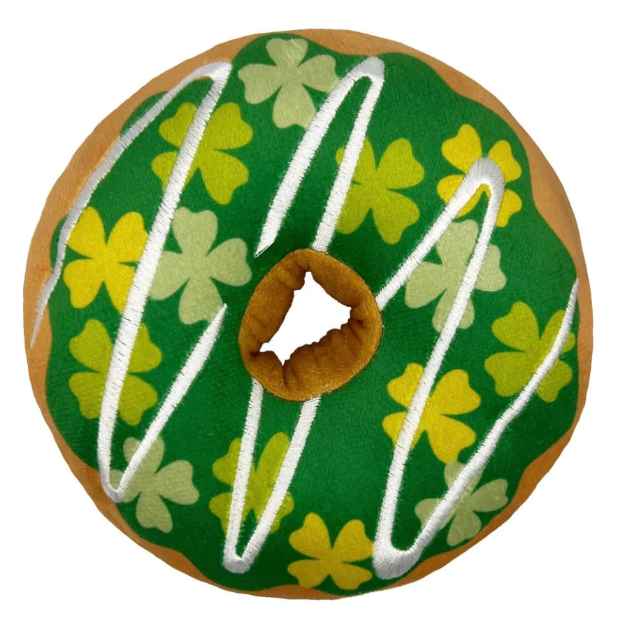 Huxley & Kent Shamrock Donut Dog Toy by Houndstooth