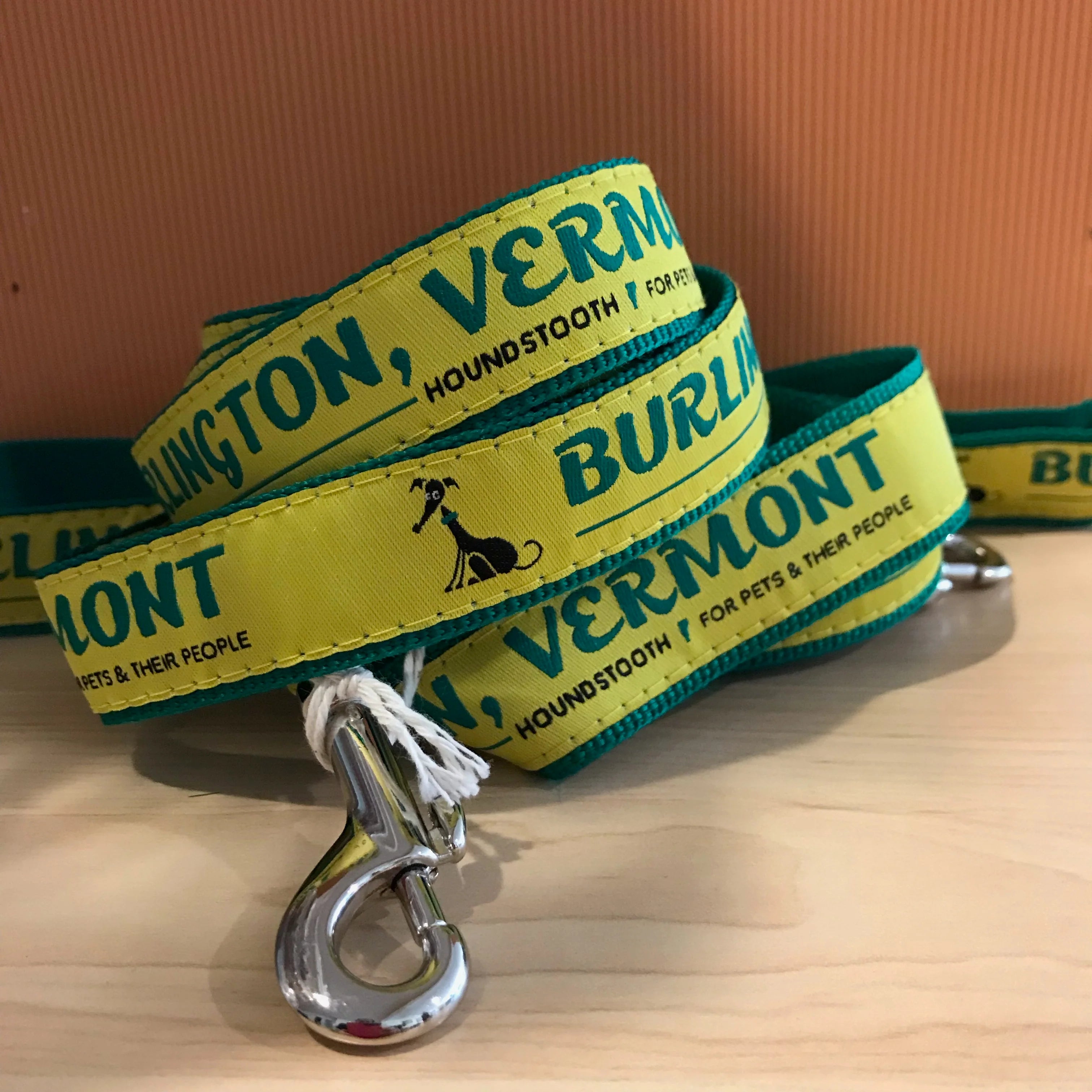 6' Houndstooth Burlington Leash by Houndstooth