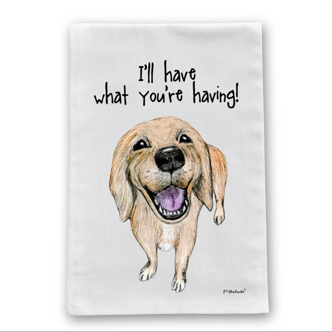 Pithitude Dish Towel by Houndstooth