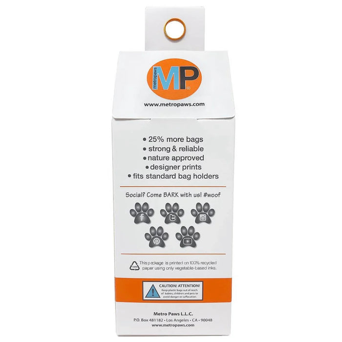 Metro Paws 8-Roll Poopy Pack