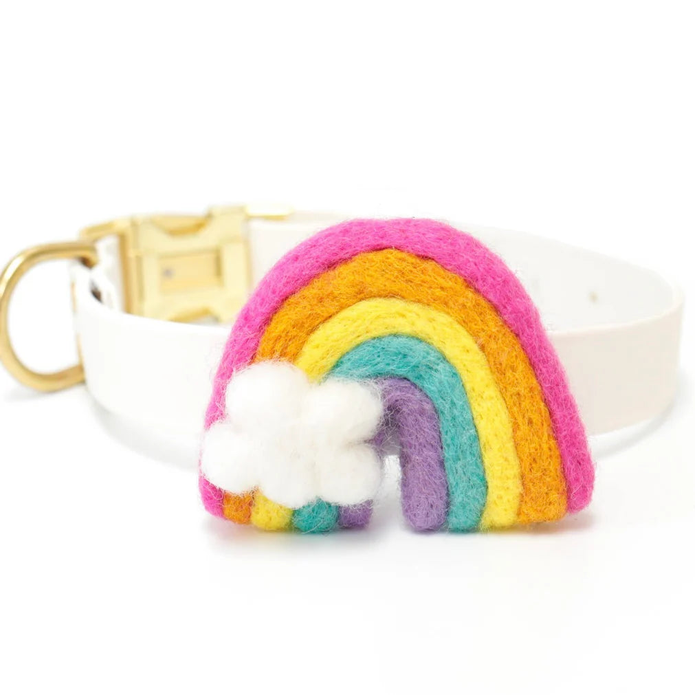 Mimi Green Rainbow Collar Accessory by Houndstooth