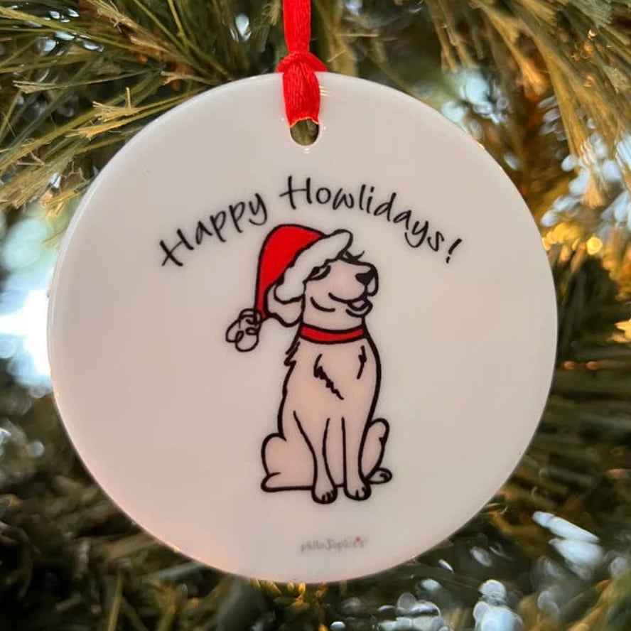 philoSophie's Stationary & Gifts Holiday Ornament by Houndstooth