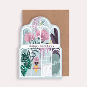 Greenhouse Birthday Card by Wild Lark
