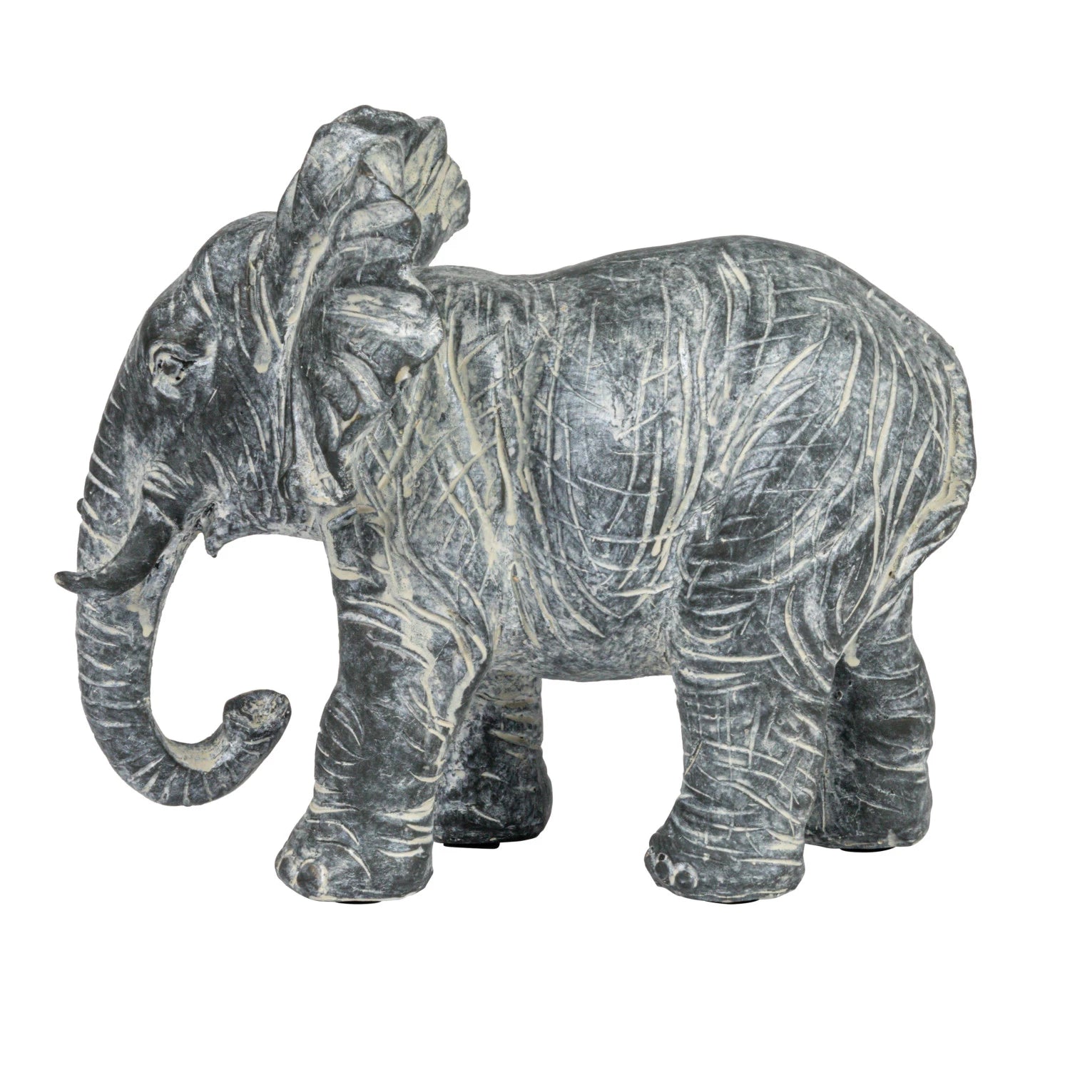 Decorative Resin Elephant Grey 7.75"h by Homeportonline