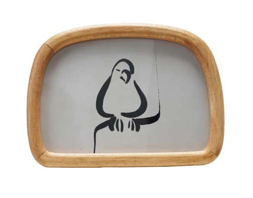 Frame Arched Rubberwood Natural Holds 5" x 7" by Homeportonline