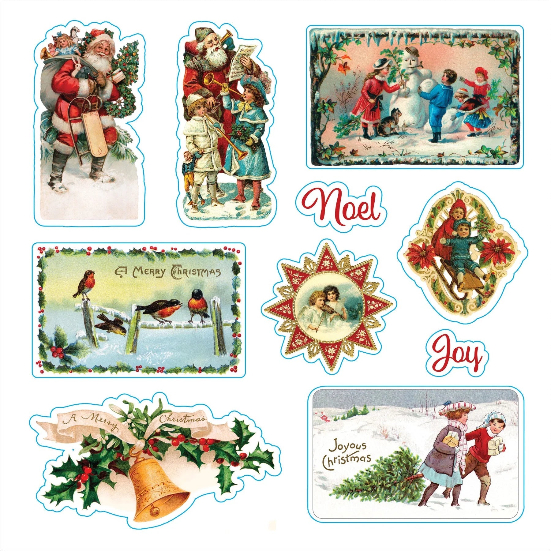 Sticker Book Christmas Merry & Bright! by Homeportonline
