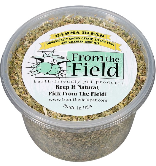 From The Field Gamma Blend Silver Vine w/ Valerian Mix Tub 2oz by Pet Food Warehouse