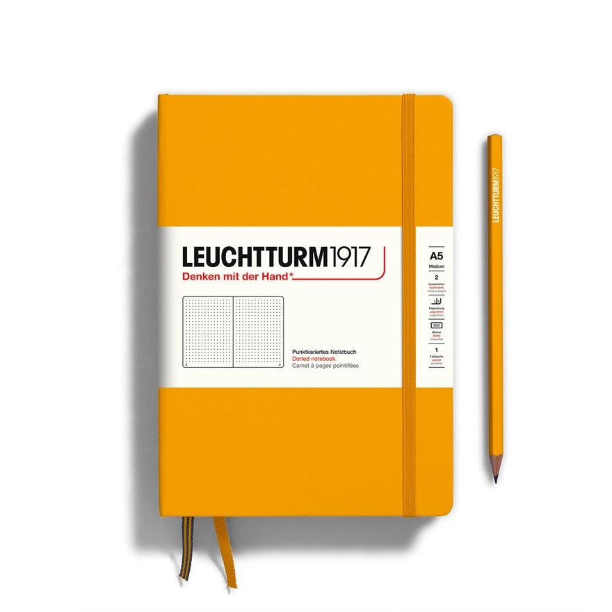 Notebooks - Medium (A5) Rising Sun Hardcover Dotted by Homeportonline