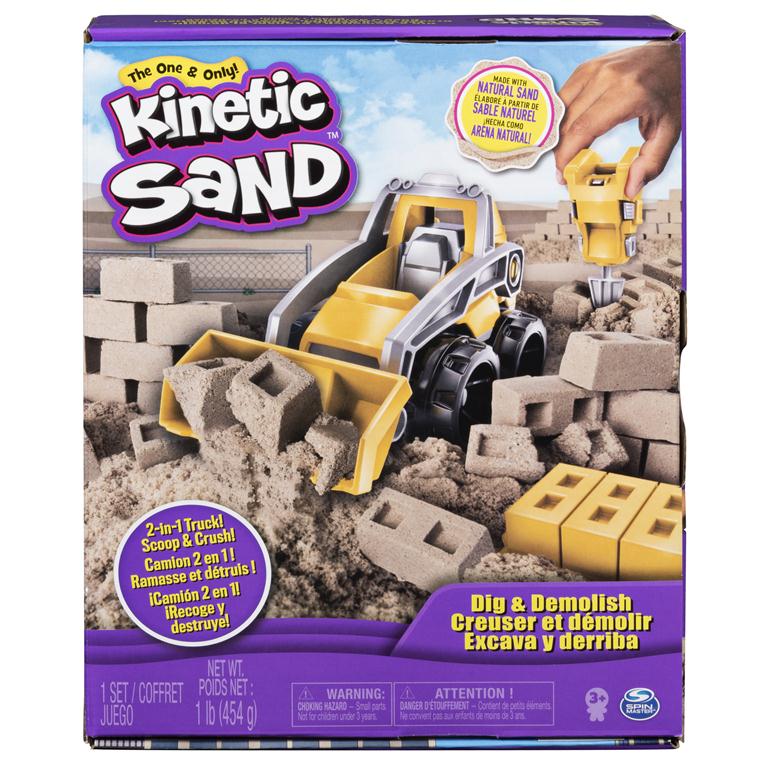 Kinetic Sand Dig & Demolish Truck Playset by Homeportonline
