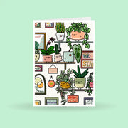 Plant Wall Shelves, Plant Greeting Card