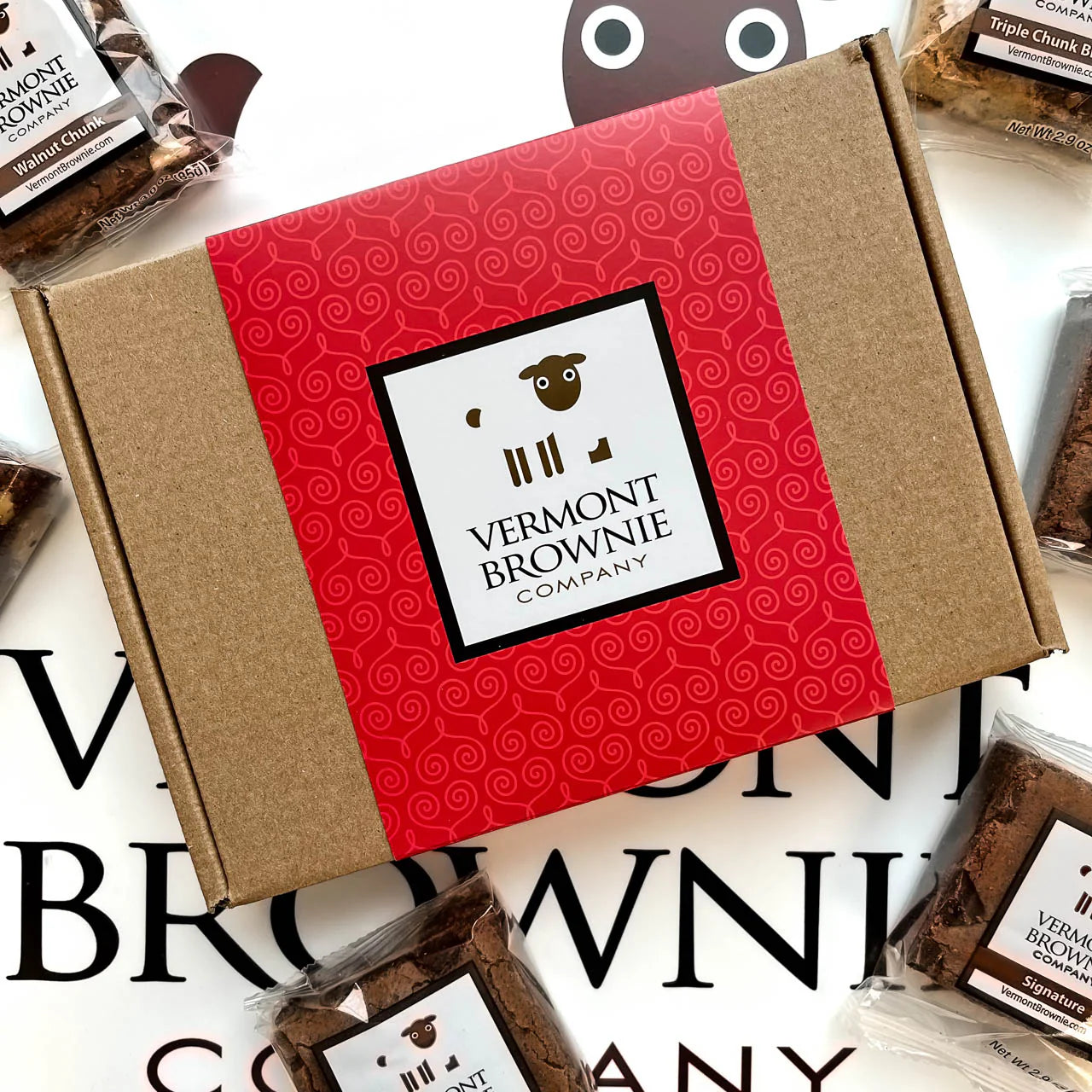 "Happy Birthday” Gourmet Brownie Sampler by Vermont Brownie Company