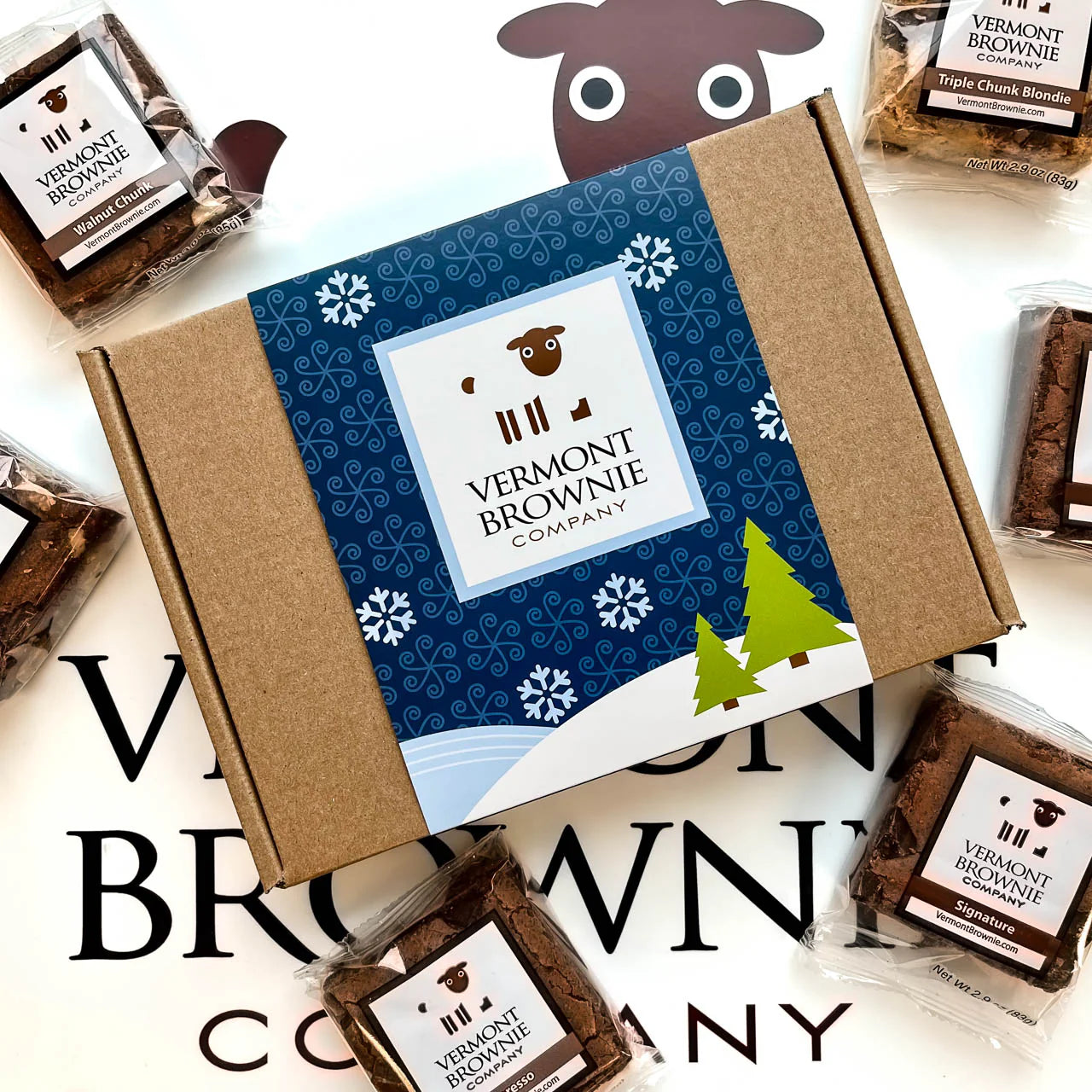"Happy Birthday” Gourmet Brownie Sampler by Vermont Brownie Company