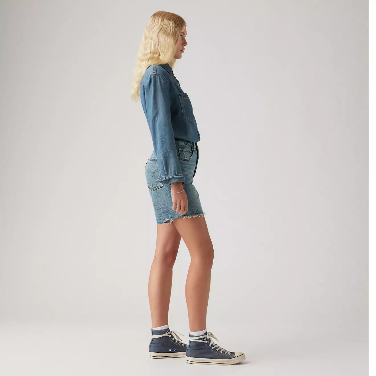 Levi's 501 Mid Thigh Women's Shorts by Harbour Thread