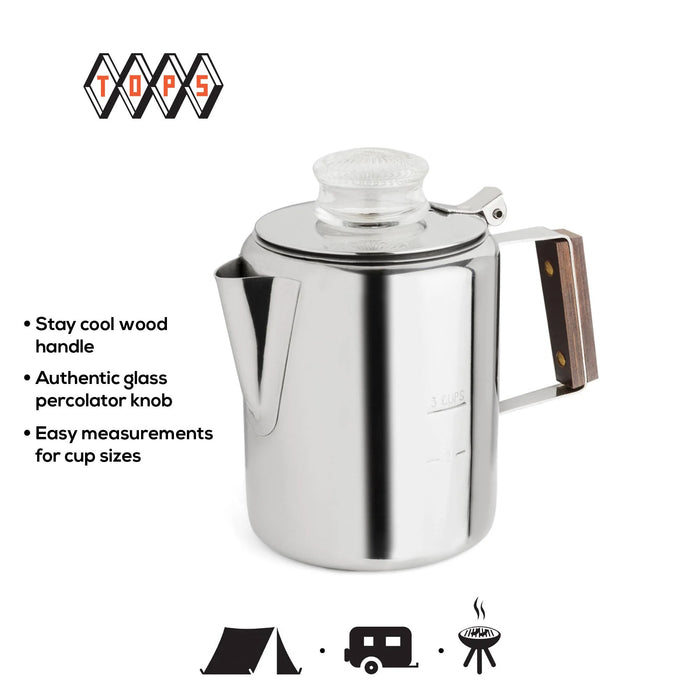 Rapid Brew Percolator, 2-3 Cup