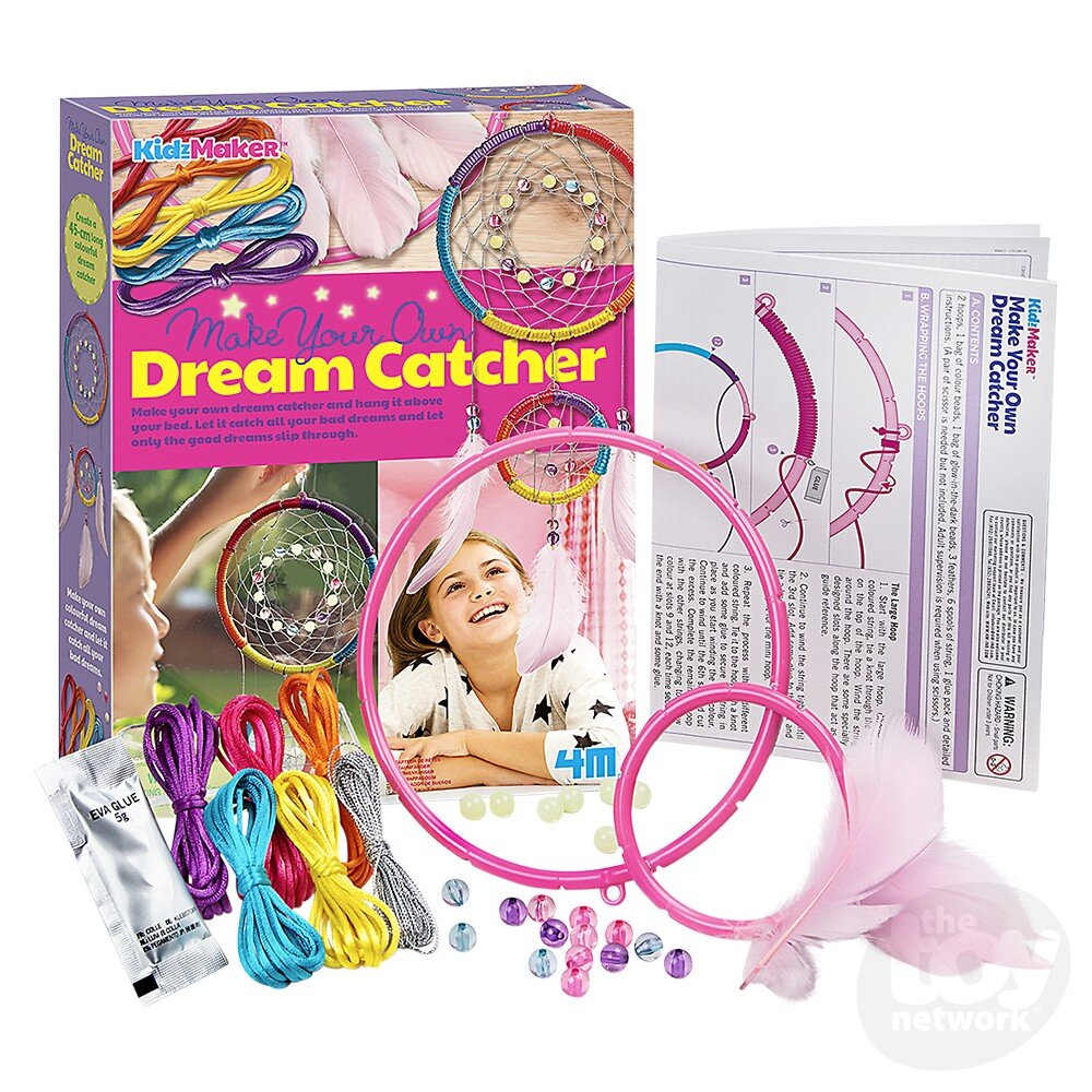 4M KidzMaker Make Your Own Dream Catcher by Homeportonline