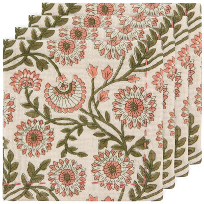 Thicket Kantha Double Weave Napkins Set of 4 by Homeportonline