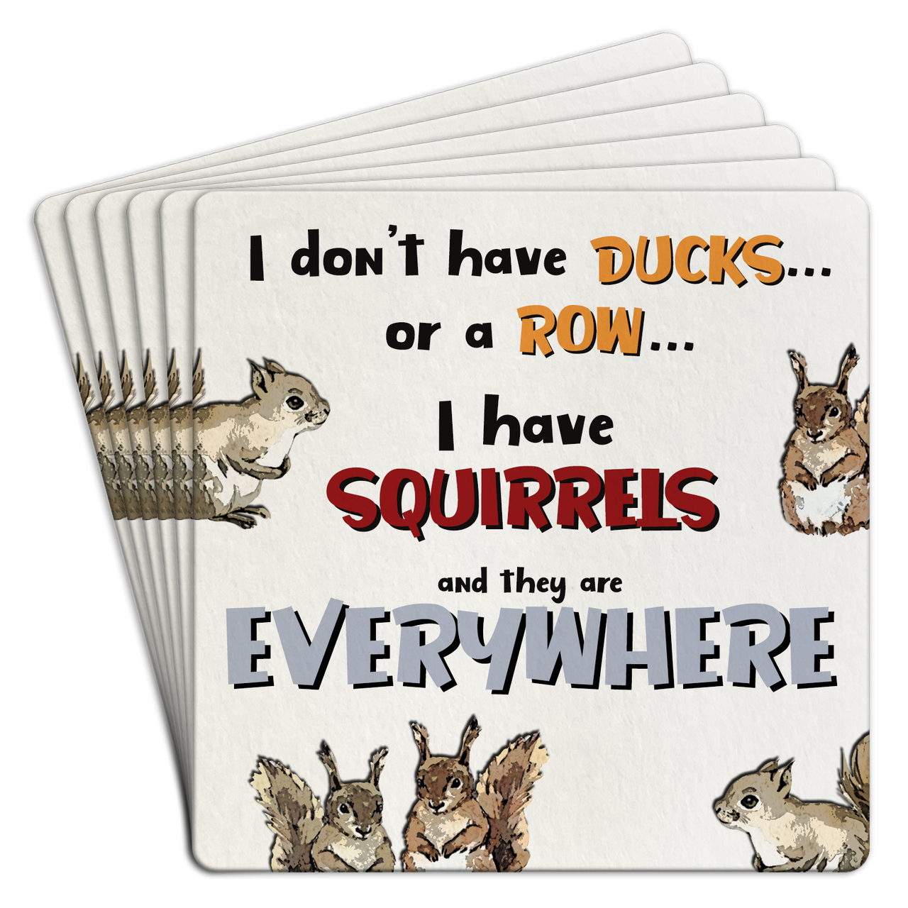 Bar Coaster | I don't have ducks or a row by Homeportonline