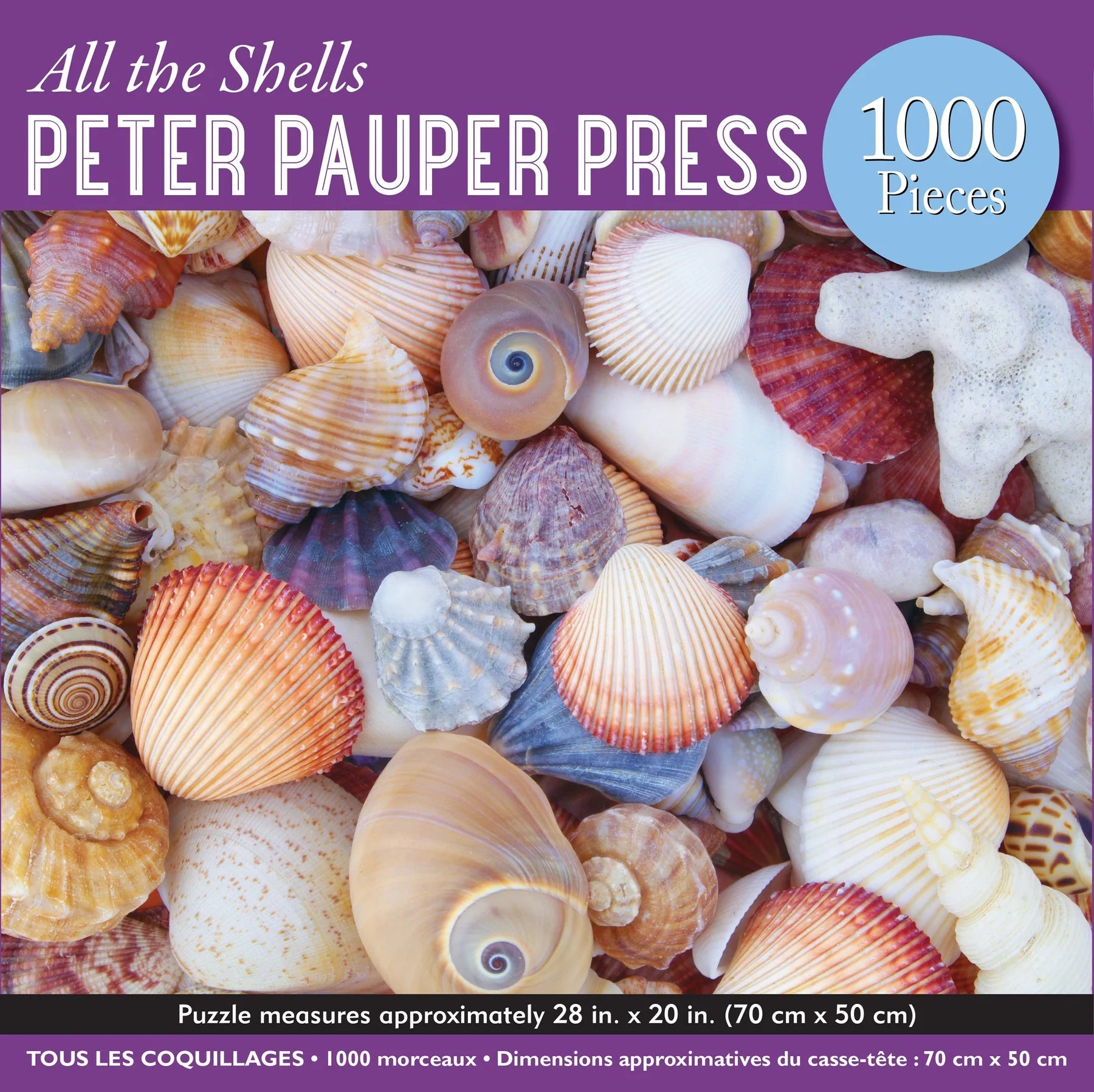 Puzzle 1000 Piece All The Shells by Homeportonline
