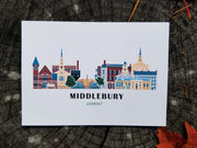 8 x 10 Print - Middlebury Cityscape - Soijen