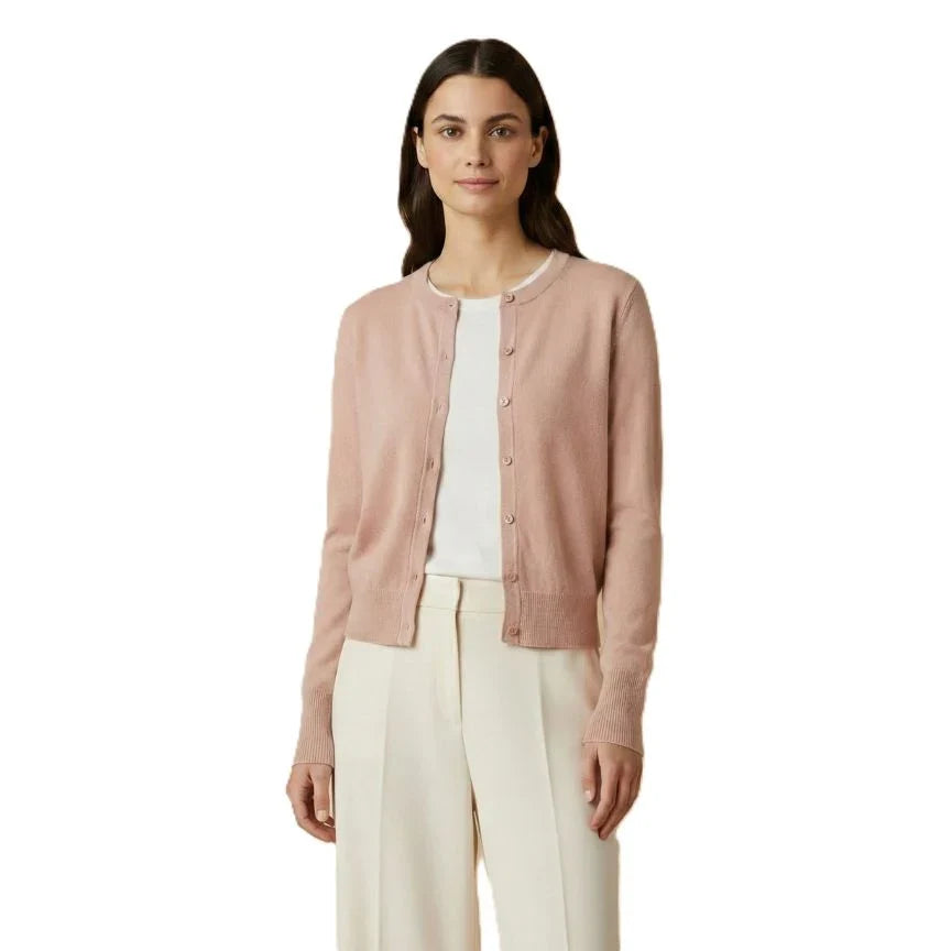 Lumusae Women's Pokhara Dense Knit Cashmere Cardigan