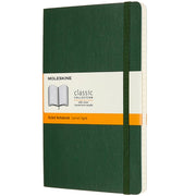 Moleskine Lined Softcover Notebook Large 5"x8.25" Myrtle Green