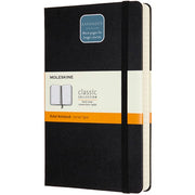 Moleskine Expanded Lined Notebook Large Hardcover 5"x8.25" Black