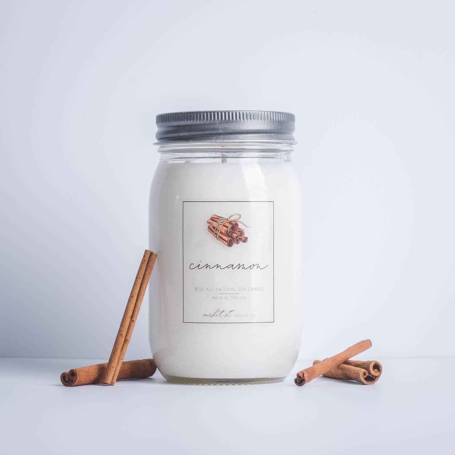 Soy Candle - 16oz - Cinnamon by Homeportonline