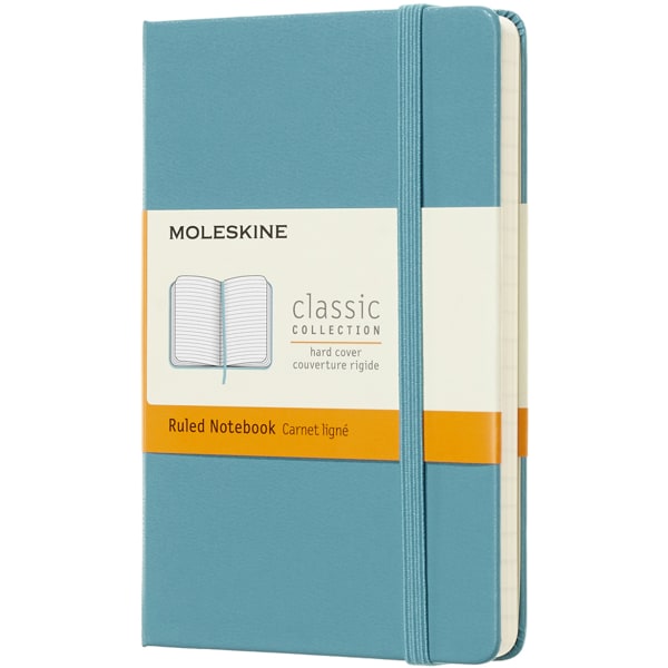 Moleskine Solid Lined Composition Journal 3.5"x 5.5" Blue